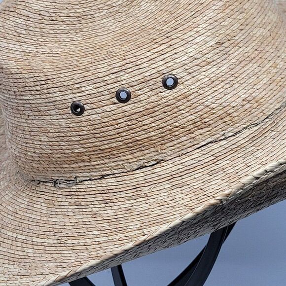 Cody James Straw Cowboy Hat Wide Brim Western Rancher Cowgirl Rodeo Farmer - Picture 6 of 7